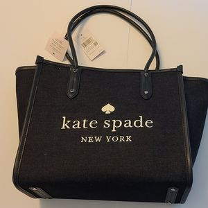 NWT kate spade denim tote